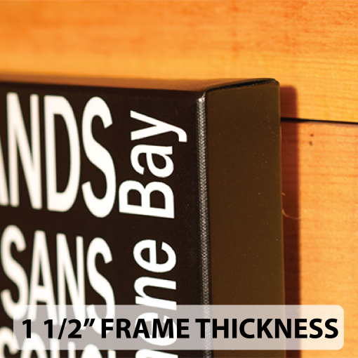 1 ½ Frame Thickness