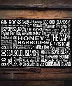Canvas Print | Georgian Bay Destinations | Giants Tomb Trading Co - Honey Harbour