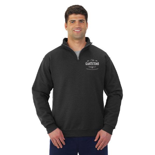 Quarter Zip Sweatshirt | NuBlend Unisex | Black | Logo: The GTTC