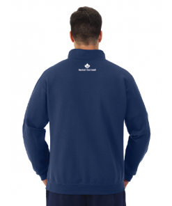 GTTC Nublend Quarter Zip Sweatshirt - Navy - Back