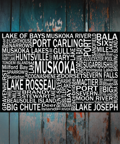 Canvas Print | Muskoka Destinations | Giants Tomb Trading Co - Lake Muskoka