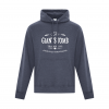 Hoodie | Unisex | Active Blend | Heather Navy | Logo: The G.T.T.C. - Front