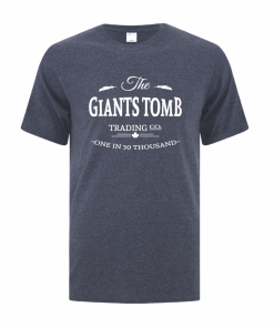 Men's T-Shirt | Active Blend | Heather Navy | Logo: The GTTC - Front