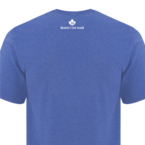 GTTC Active Blend Men's T-Shirt Heather Royal Destinations Back