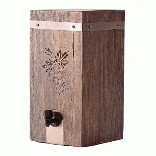 Boxed Wine Cover | Tower | Driftwood | Giants Tomb Trading Co