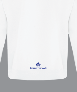 Hoodie | Unisex | Active Blend | White | Logo: Georgian Bay Destinations Back 2