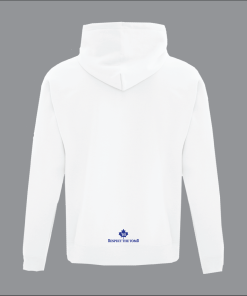 Hoodie | Unisex | Active Blend | White | Logo: Georgian Bay Destinations Back