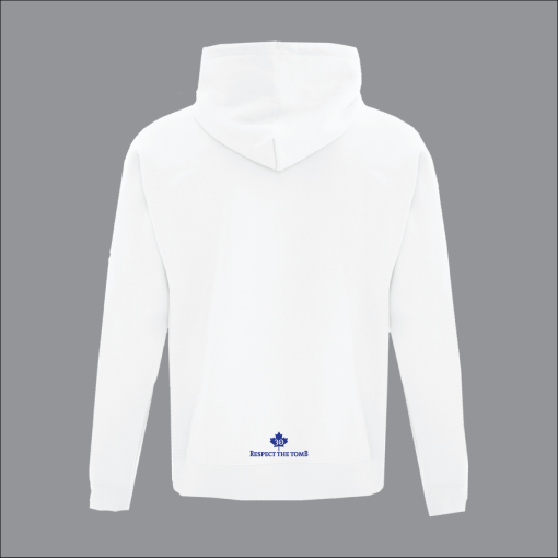 Hoodie | Unisex | Active Blend | White | Logo: Georgian Bay Destinations Back